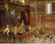 Tuxen Laurits The Coronation of Emperor Nicholas II and Empress Alexandra Fiodorovna - Hermitage